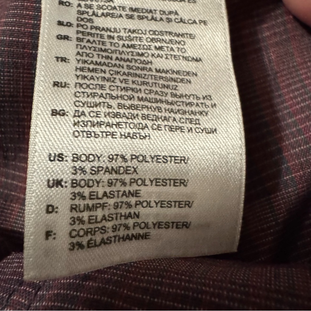 Adidas Shorts Mens 30 Golf Red/Purple Striped Check‎ Classic Preppy Casual Chino - Picture 6 of 8